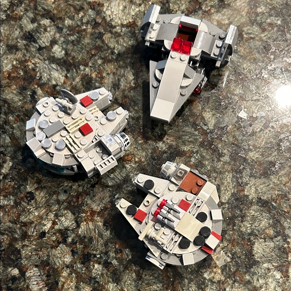 LEGO Star Wars Microfighters Set - Gray, Red, and Brown